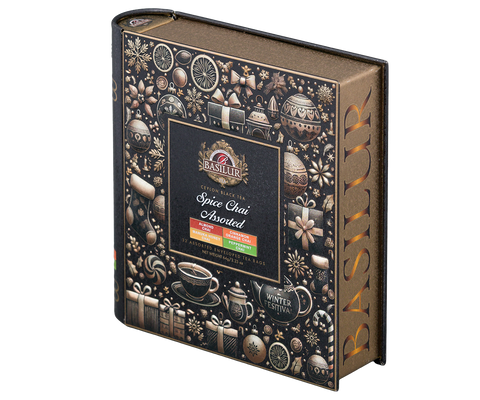 Basilur Spiced Chai Tea Book- 32 Enveloped Tea Bags