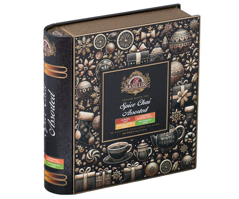 Basilur Spiced Chai Tea Book- 32 Enveloped Tea Bags
