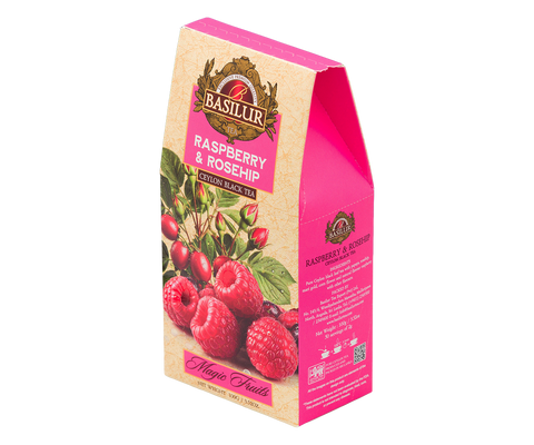Magic Fruits Raspberry & Rosehip Tea - 25 Enveloped Tea Bags