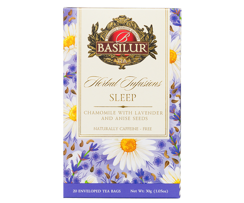 Basilur Sleep Herbal Tea - 20 Enveloped Tea Bags