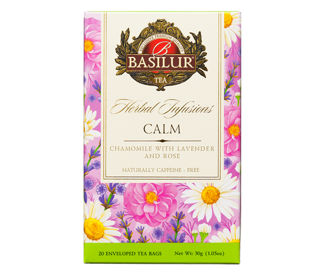 Basilur Calm Herbal Tea - 20 Enveloped Tea Bags