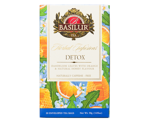 Basilur Detox Herbal Tea - 20 Enveloped Tea Bags