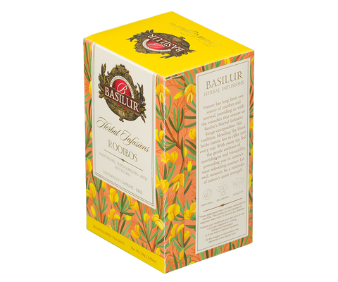 Basilur Rooibos Herbal Tea - 20 Enveloped Tea Bags