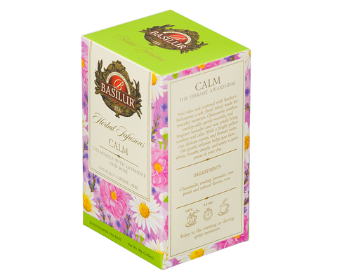 Basilur Calm Herbal Tea - 20 Enveloped Tea Bags