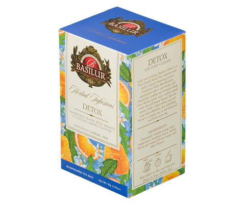 Basilur Detox Herbal Tea - 20 Enveloped Tea Bags