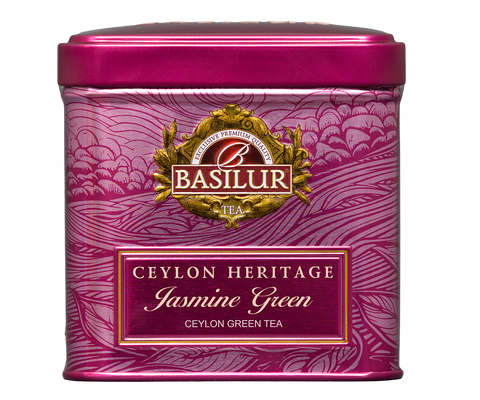 Ceylon Heritage Jasmine Green Tea - 50g Loose Leaf Black Tea