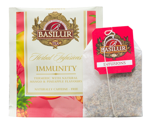 Basilur Immunity Herbal Tea - 20 Enveloped Tea Bags