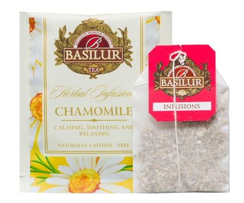 Basilur Chamomile Herbal Tea - 20 Enveloped Tea Bags