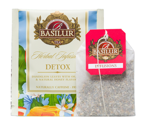 Basilur Detox Herbal Tea - 20 Enveloped Tea Bags