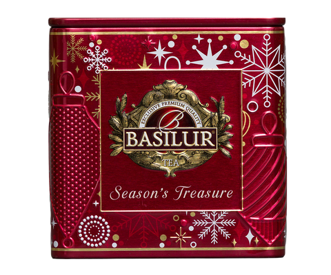 Season's Treasure Tin Caddy - 75g Loose Leaf Black Tea