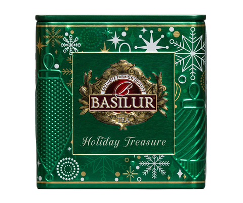 Holiday Treasure Tin Caddy - 75G Loose Leaf Black Tea