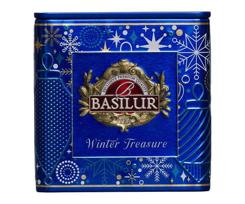 Winter Treasure Tin Caddy - 75G Loose Leaf Black Tea