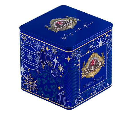 Winter Treasure Tin Caddy - 75G Loose Leaf Black Tea