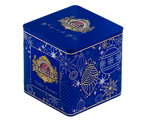 Winter Treasure Tin Caddy - 75G Loose Leaf Black Tea