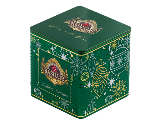 Holiday Treasure Tin Caddy - 75G Loose Leaf Black Tea