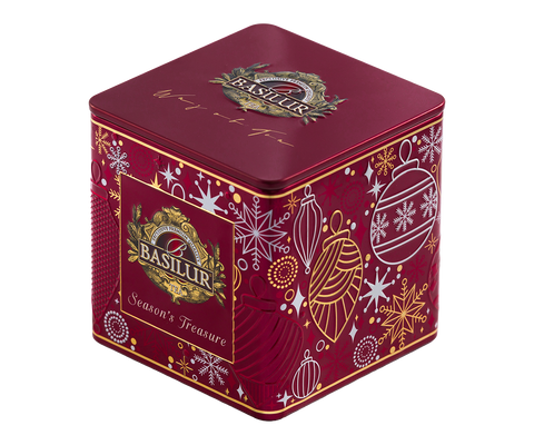 Season's Treasure Tin Caddy - 75g Loose Leaf Black Tea