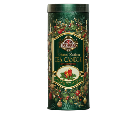 Christmas Tea Candle – Green Edition-75G Loose Leaf Black Tea