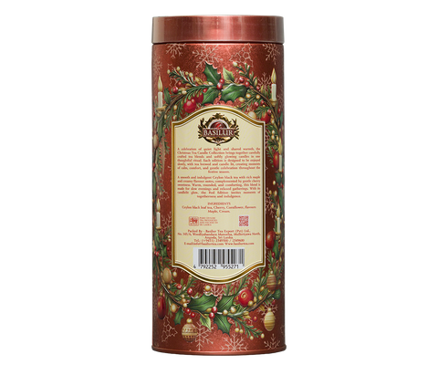Christmas Tea Candle – Red Edition- 75G Loose Leaf Black Tea