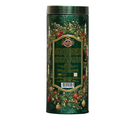 Christmas Tea Candle – Green Edition-75G Loose Leaf Black Tea