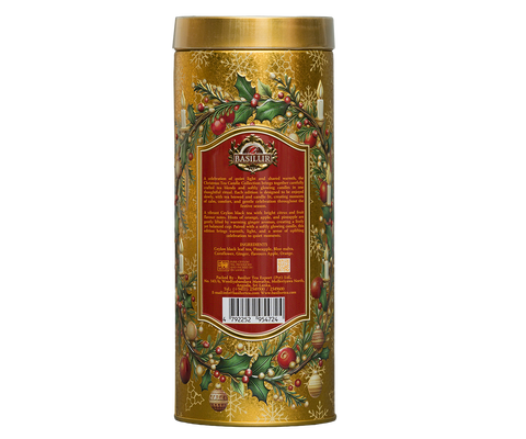 Christmas Tea Candle – Gold Edition- 75G Loose Leaf Black Tea