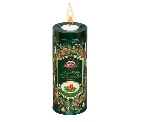 Christmas Tea Candle – Green Edition-75G Loose Leaf Black Tea