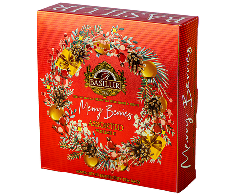 Merry Berries Red - 40 Enveloped Teabags - 4 Flavours