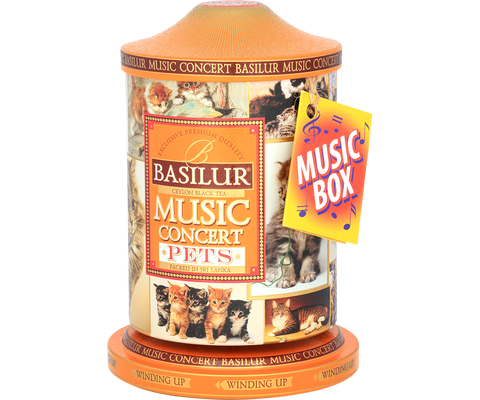 Basilur Music Concert Tin Caddy - Pets - 100g Loose Leaf