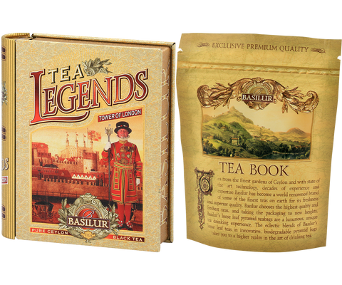 Tea Legends - Mini Tea Book - Tower Of London - Ceylon Black Tea - 5 Pyramid Tea Bags