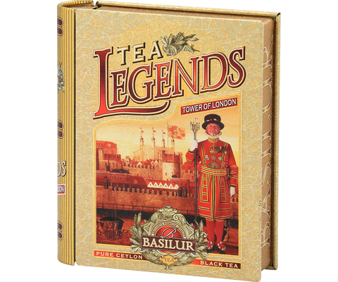 Tea Legends - Mini Tea Book - Tower Of London - Ceylon Black Tea - 5 Pyramid Tea Bags