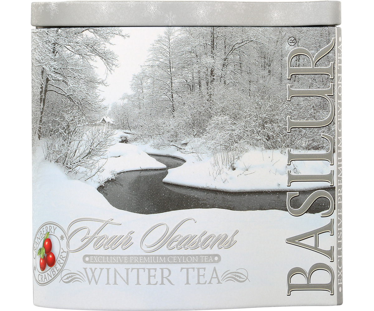 Winter Tea Tin Caddy - 100g Loose Leaf Black Tea