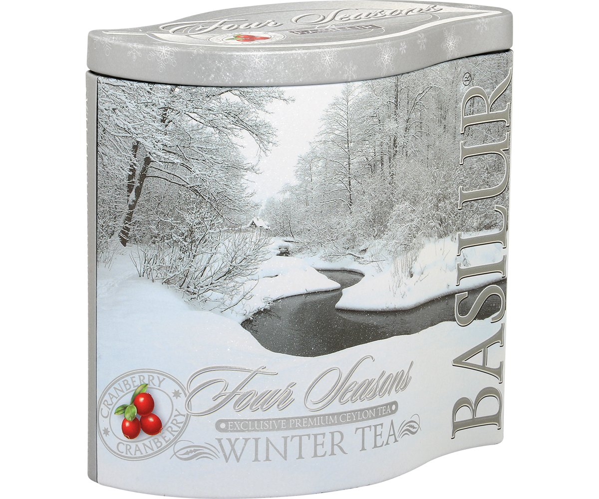 Winter Tea Tin Caddy - 100g Loose Leaf Black Tea