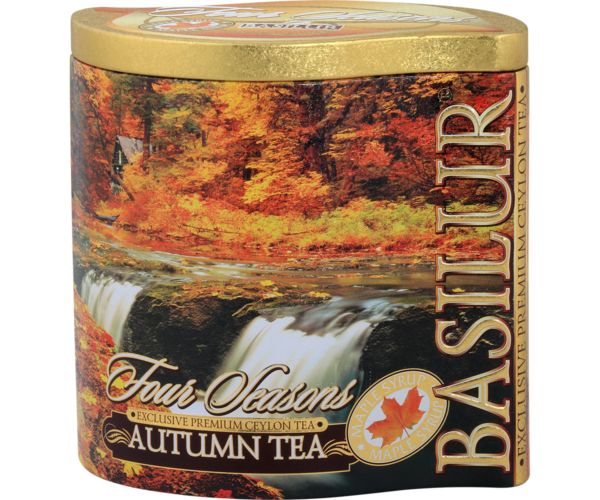 Autumn Tea Tin Caddy - 100g Loose Leaf Black Tea