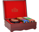 Island of Tea & Assorted 60 Tea Bag Wooden Presenter