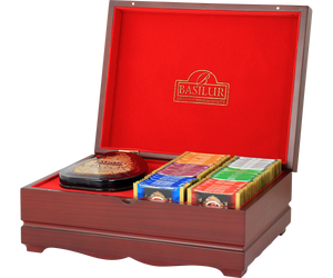 Island of Tea & Assorted 60 Tea Bag Wooden Presenter