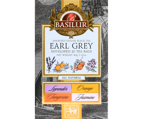 Earl Grey Collection - 20 Enveloped Tea Bags - 4 Flavours