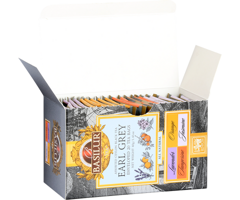 Earl Grey Collection - 20 Enveloped Tea Bags - 4 Flavours