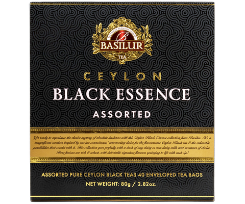 Black Essence Assorted - 40 Enveloped Tea Bags - 4 Flavours