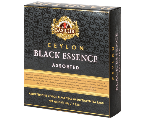Black Essence Assorted - 40 Enveloped Tea Bags - 4 Flavours