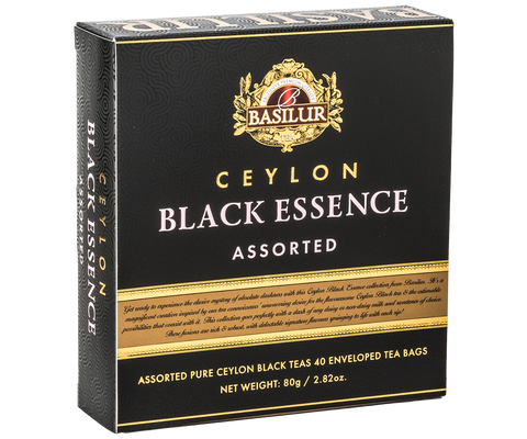 Black Essence Assorted - 40 Enveloped Tea Bags - 4 Flavours