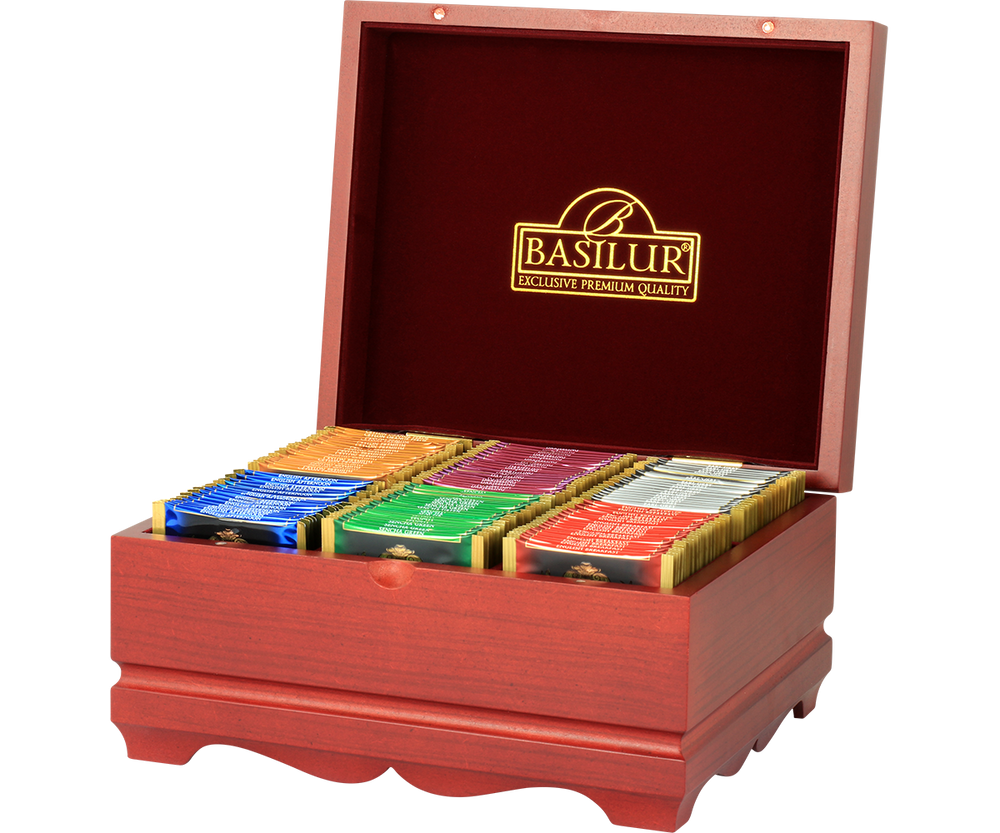 Assorted 60 Tea Bag Wooden Presenter