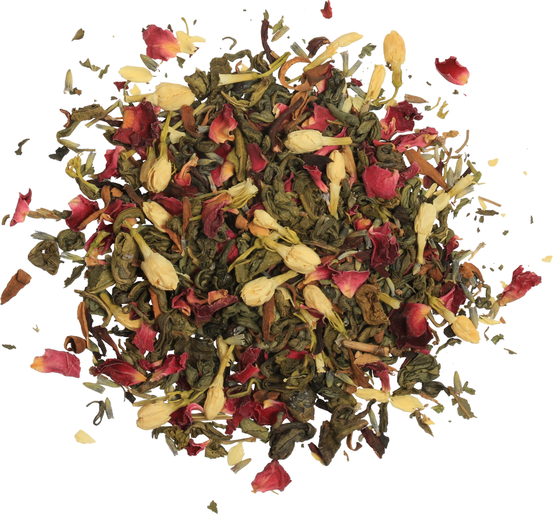 Vintage Blossoms Floral Bouquet - Green Tea - 100g Loose Leaf – Basilur Tea